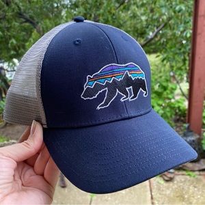 Patagonia Hat Bear Blue Cap